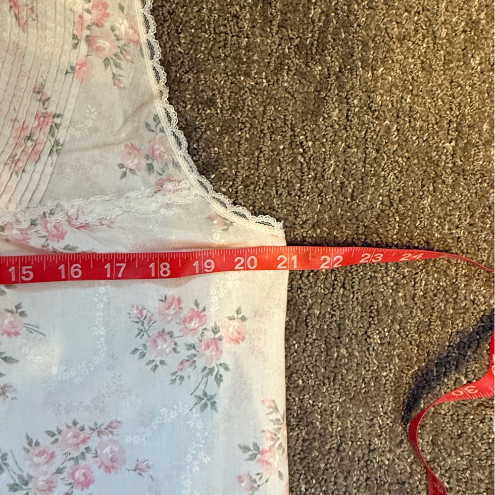 Vintage Willow Creek Floral Nightgown Lace Trim Slip Dress Nightdress Small NWOT - Picture 6 of 8